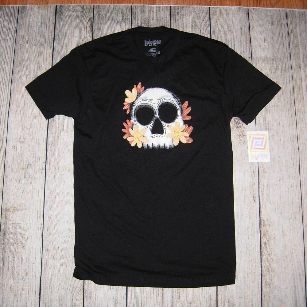 Lularoe Black Rocker T-shirt M NWT